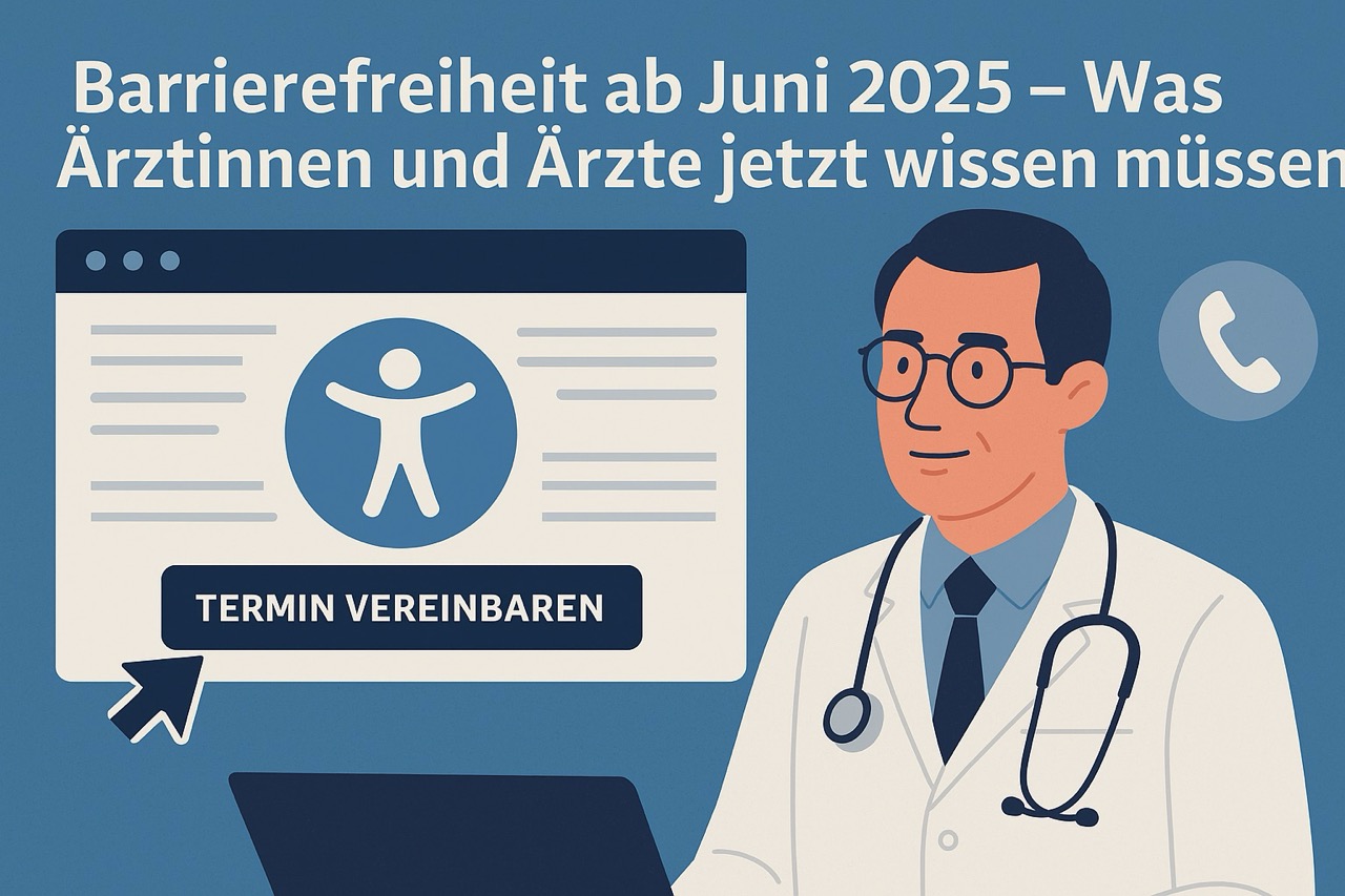 Barrierefreiheit-Gesetz ab Juni 2025: Was Ärzte jetzt wissen müssen